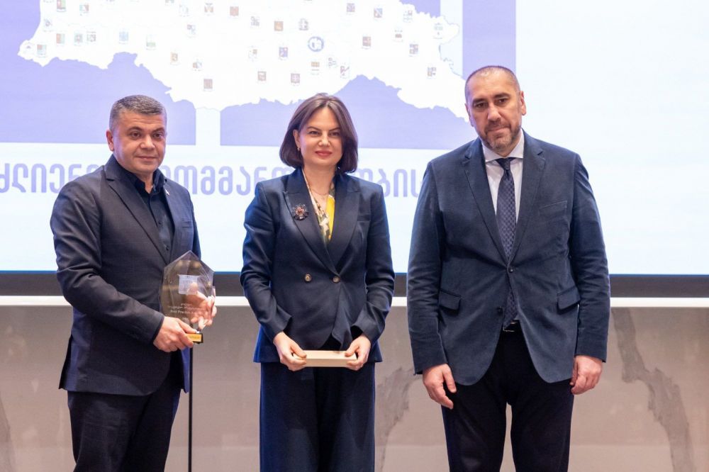 ქუთაისის მუნიციპალიტეტს პრიზი გადაეცა