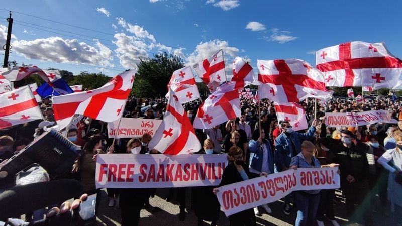 პარლამენტის ყოფილ შენობასთან მიხეილ სააკაშვილის მხარდამჭერი აქცია გაიმართება