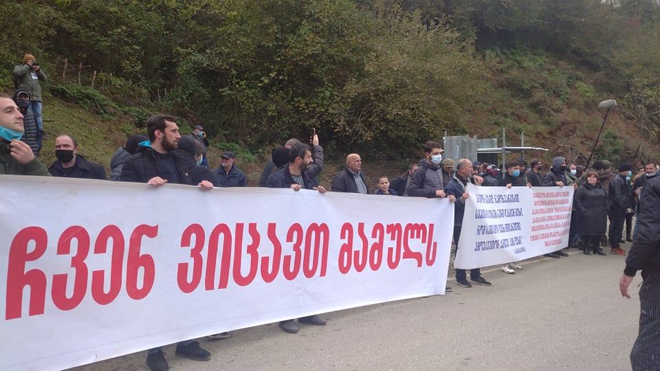 “არა ნამოხვანჰესს” – პროტესტის  29-ე დღე რიონის ხეობაში