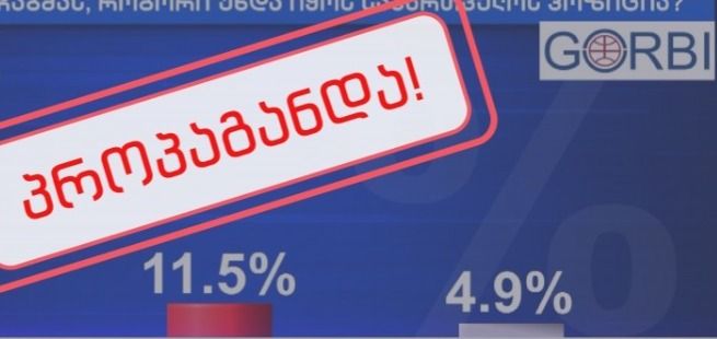 “GORBI-ის კვლევაში დასმული კითხვები, თანხვედრაშია რუსულ პროპაგანდასთან” -ISFED