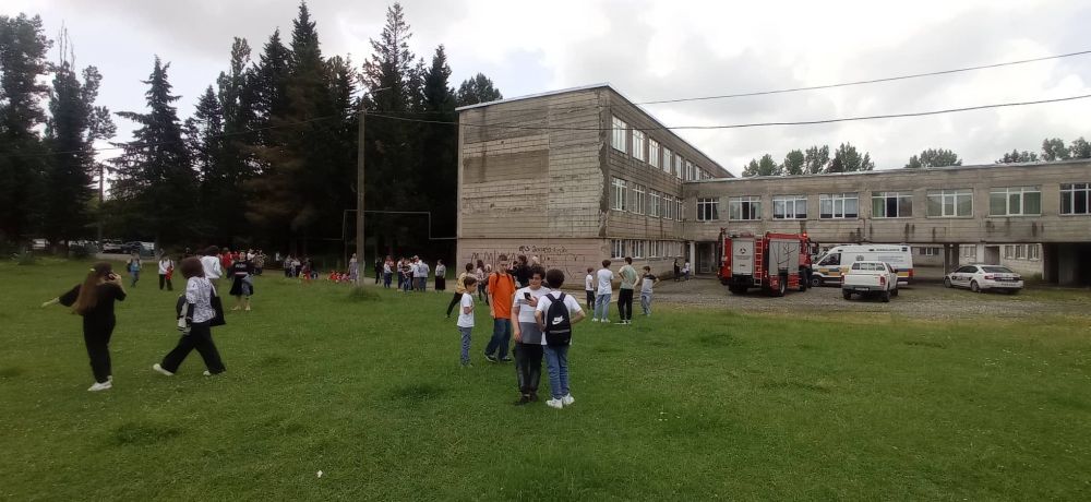 ქუთაისის 35-ე საჯარო სკოლაში დენის ჩამრთველს ცეცხლი გაუჩნდა