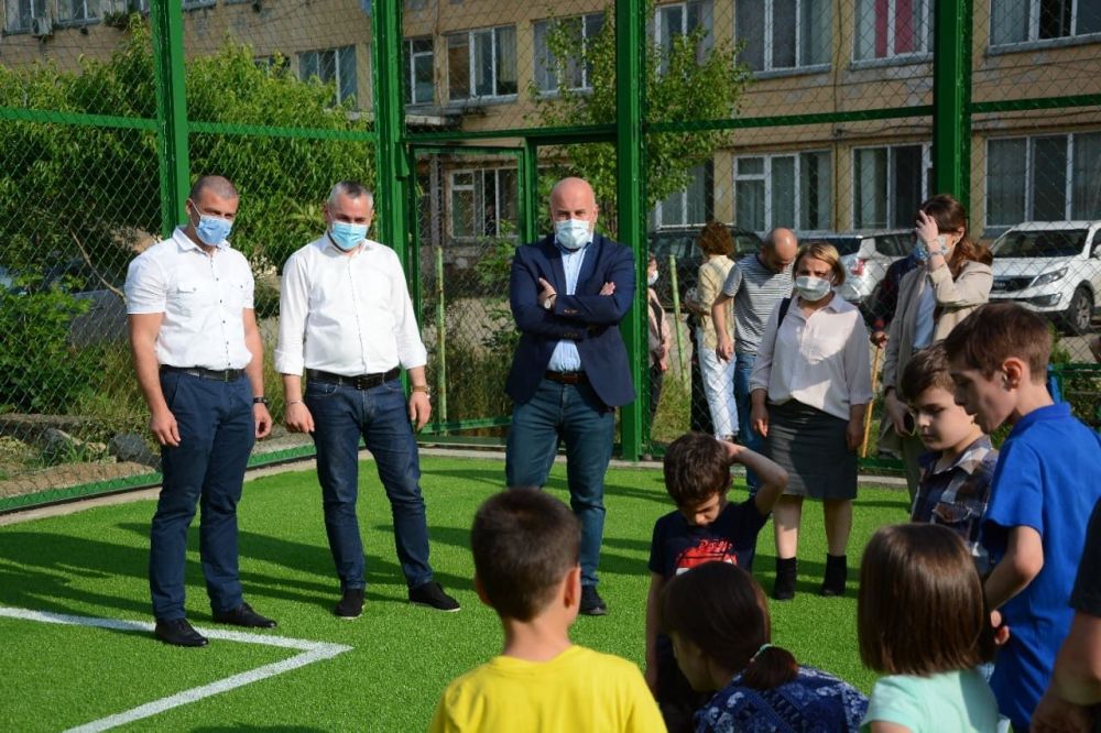 ქუთაისში დევნილთა დასახლებაში გერმანიის დაფინანსებით  მინი სტადიონი მოეწყო