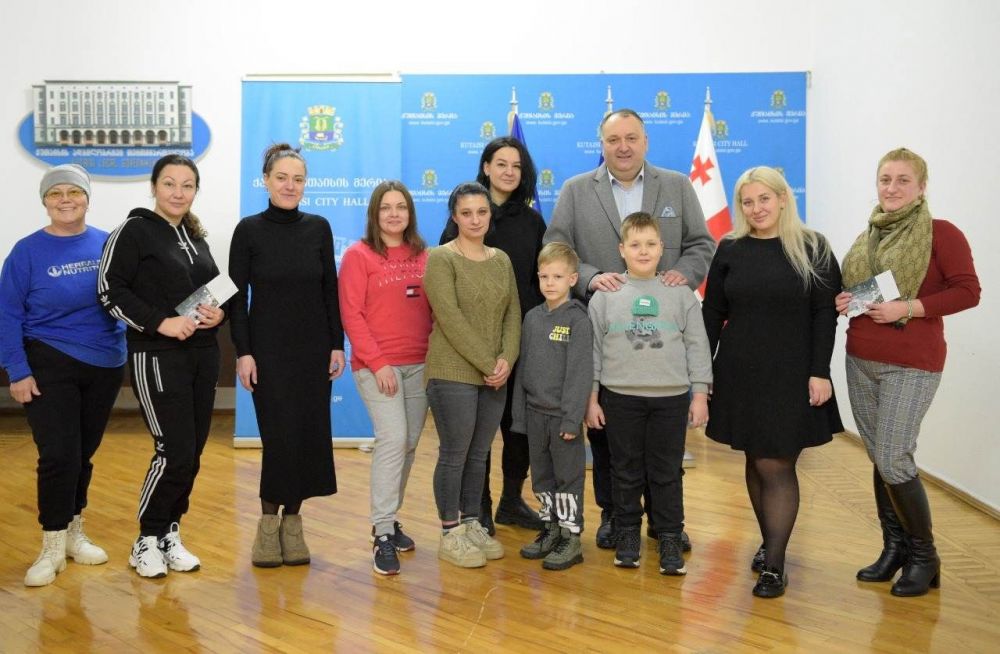 ქუთაისში მცხოვრები უკრაინული ოჯახები სურსათის ვუჩერებს მიიღებენ