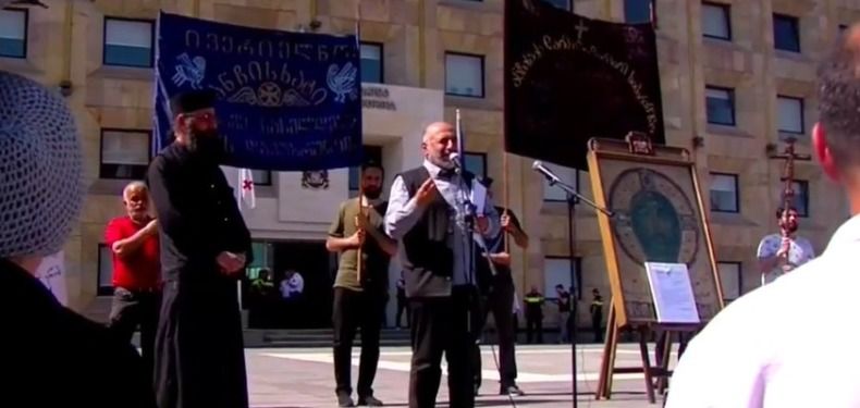 ანჩისხატის ტაძარში დაბრუნების მოთხოვნით აქცია გაიმართა